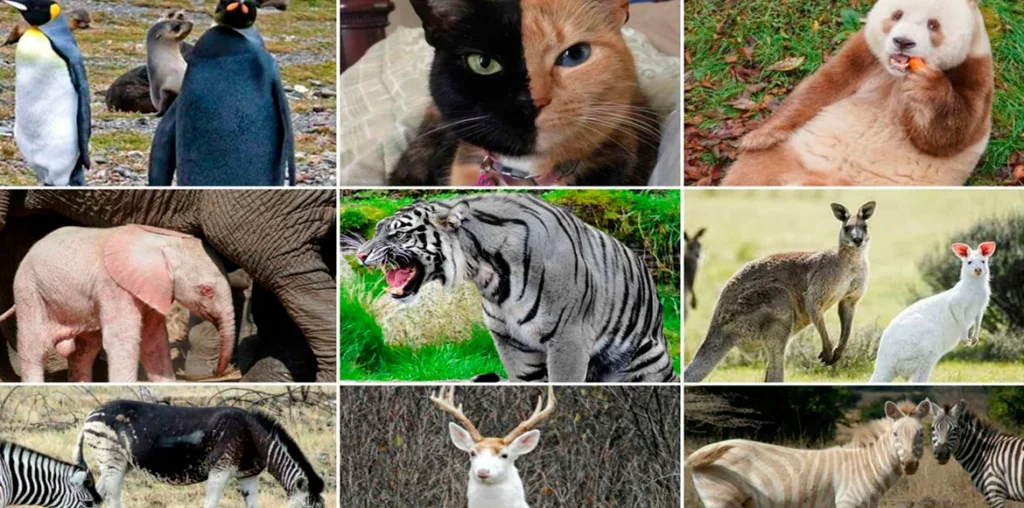 10 animales raros que nacieron con exóticas pero hermosas mutaciones de colores