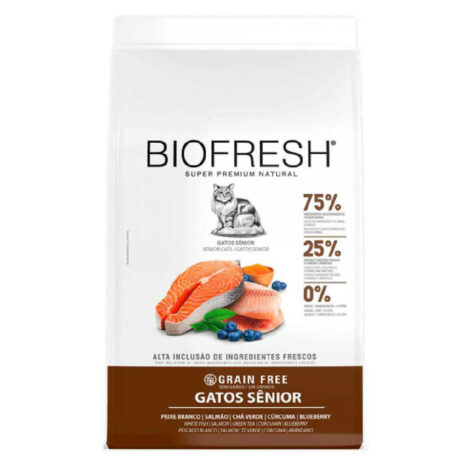 Biofresh Super Premium Gatos Senior Pescado Blanco y Salmón