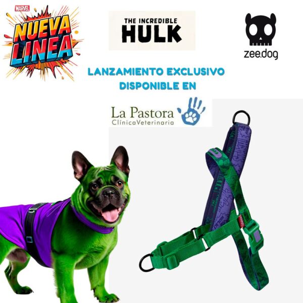 Arnés SofterWalk (S, M, L) Hulk (Marvel) Zee.Dog - Edición Limitada