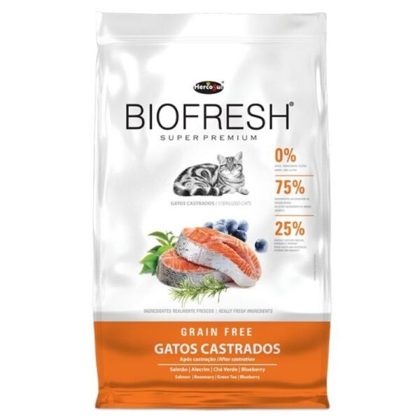 Biofresh Super Premium para Gatos Castrados (Salmon) 1,5 Kg