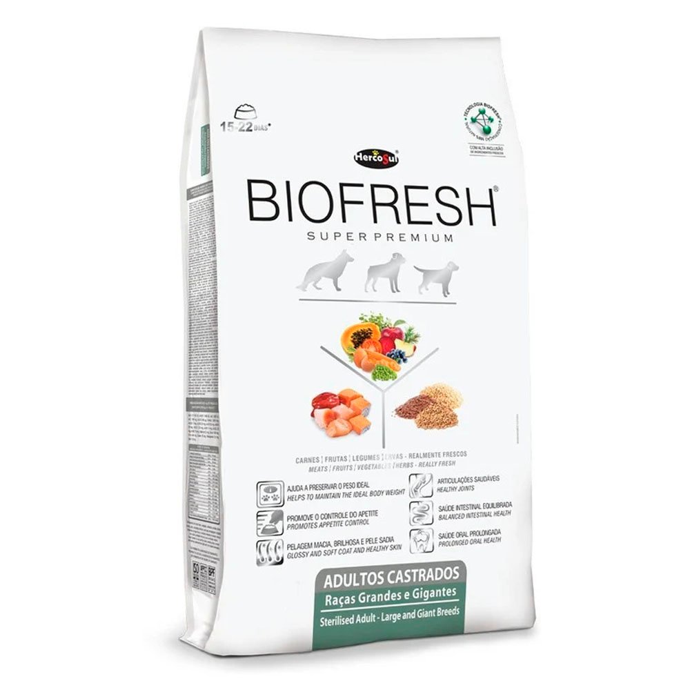 Biofresh-Super-Premium-Perros-Castrados-Razas-Grandes.jpg Biofresh Super Premium Perros Castrados Razas Grandes 15 Kg - Imagen 1