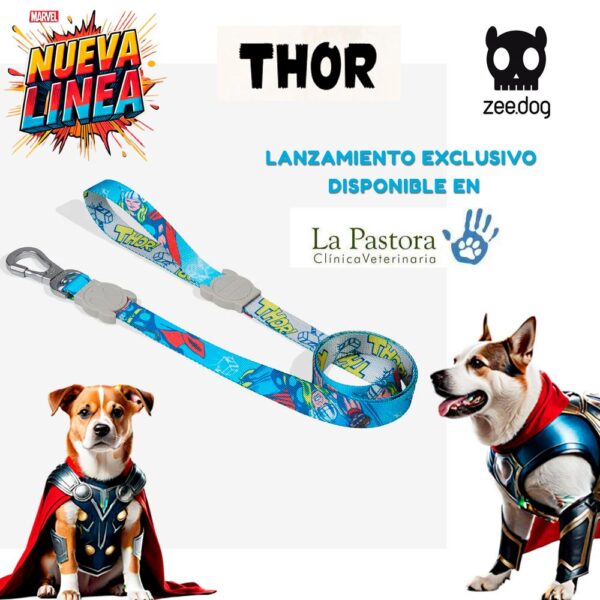 Correa para Perro (XS, L) – Línea Thor (Marvel) Zee.Dog – Edición Limitada
