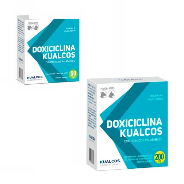 Doxiciclina Kualcos - Antibiótico para Perros y Gatos