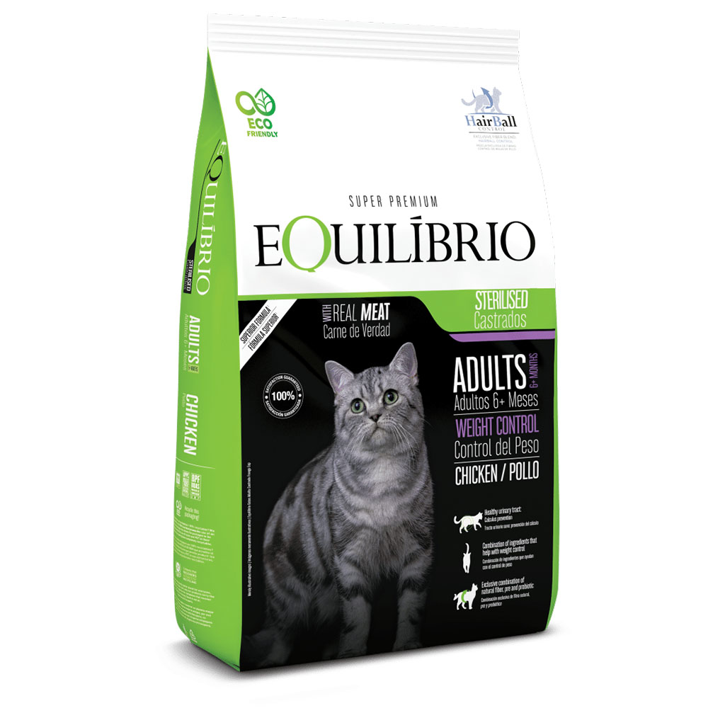 Equilibrio Gatos Adultos Esterilizados con Pollo Equilibrio Gatos Adultos Esterilizados con Pollo