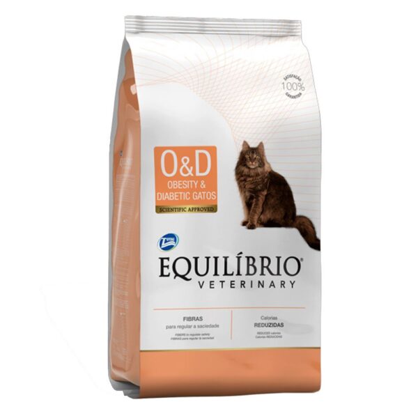 Equilibrio Veterinary Obesity & Diabetic para Gatos