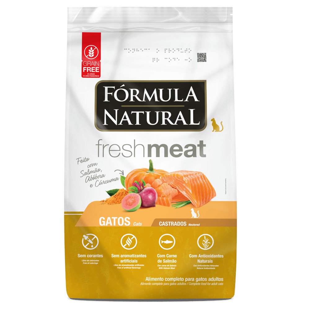 Formula-Natural-–-Gato-Castrado-con-Salmon.jpg Formula Natural – Gato Castrado (con Salmón) 1 Kg - Imagen 1