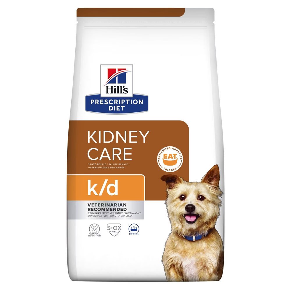 Hills-Prescription-Diet-k-d-Kidney-Care-Perros-Adultos.jpg Hill's Prescription Diet k/d Kidney Care Perros Adultos 12,5 Kg - Imagen 1