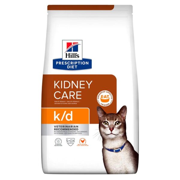 Hill’s Prescription Diet k/d Kidney Care para Gatos Adultos 1,8 Kg