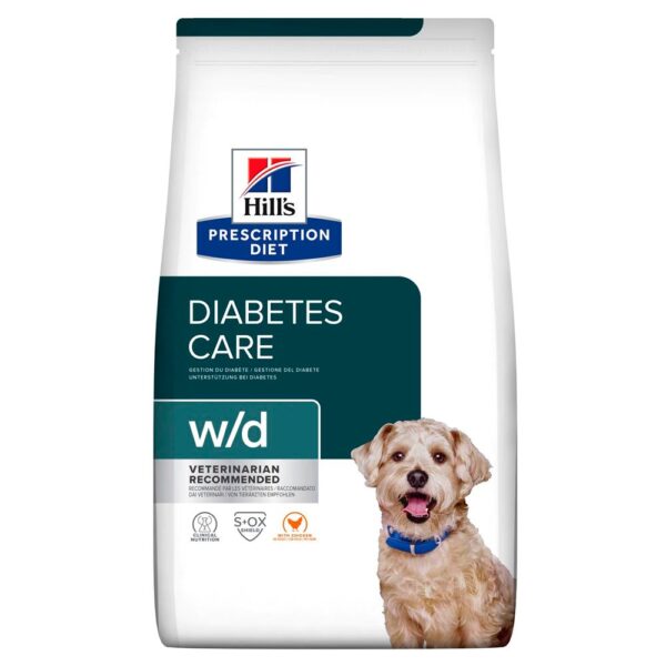 Hill's Prescription Diet w/d Digestion/Peso/Diabetes para Perros Adultos 3,9 Kg