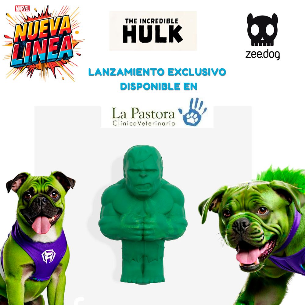 Juguete-de-Caucho-Natural-Hulk-Marvel-ZeeDog-–-Edicion-Limitada.jpg Juguete de Caucho Natural Hulk (Marvel) Zee.Dog – Edición Limitada - Imagen 1