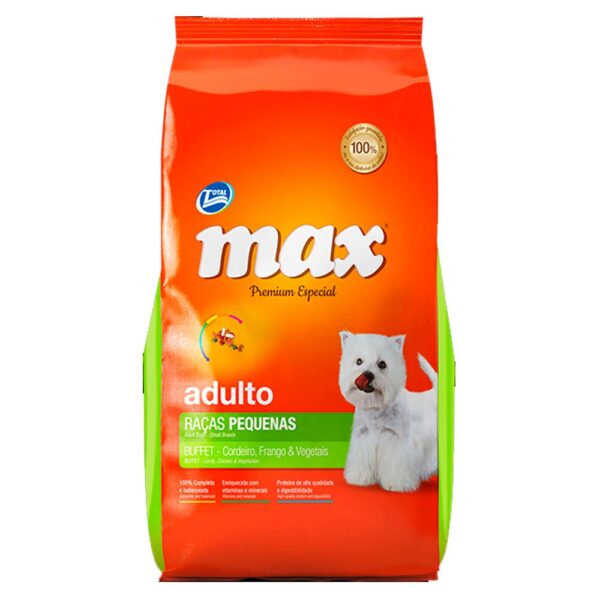 Max Premium Especial Adultos Razas Pequeñas Buffet Pollo y Vegetales 8 Kg