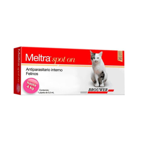 Meltra Spot ON hasta 4 kg – Antiparasitario interno para gatos