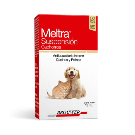 Meltra Suspensión – Antiparasitario interno para gatos y perros cachorros