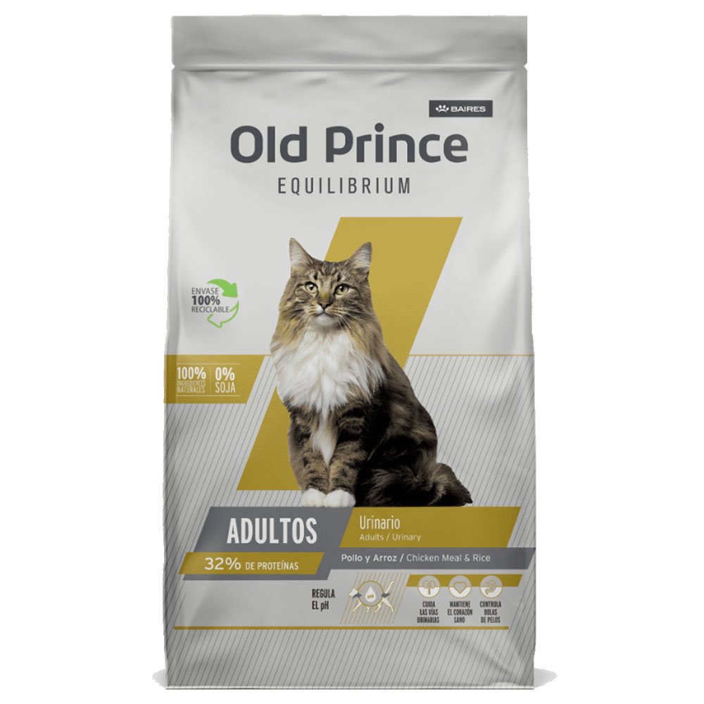 Old-Prince-Equilibrium-Gato-Adulto-Urinary-POLLO-y-ARROZ.jpg Old Prince Equilibrium Gato Adulto Urinary POLLO y ARROZ 3 Kg - Imagen 1