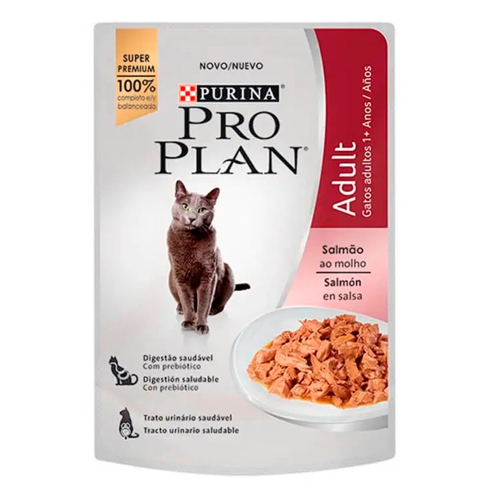 Purina-Pro-Plan-Gatos-Adultos-–-Salmon-en-Salsa-Sachet.jpg Purina Pro Plan Gatos Adultos – Salmon en Salsa Sachet - Imagen 1