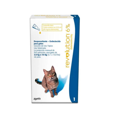 Revolution Gatos – Antiparasitario spot-on para felinos