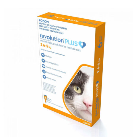 Revolution Plus Gatos – Antiparasitario spot-on de cobertura extendida