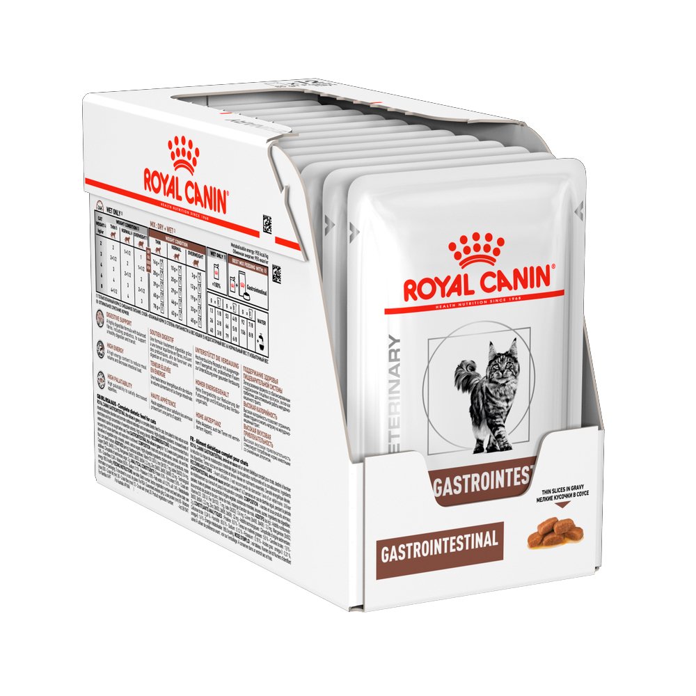 Royal-Canin-Gastrointestinal-Feline-Wet-Pack.jpg Royal Canin Gastrointestinal Feline Wet Pack 12 Ud. x 85 gr. - Imagen 1
