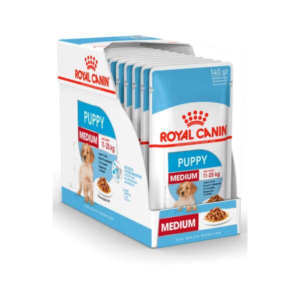 Royal Canin Medium Puppy Wet Pack 10 Ud. x 140 gr.