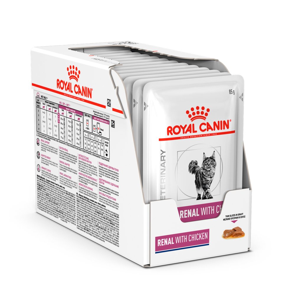 Royal-Canin-Renal-Feline-Wet-Pack.jpg Royal Canin Renal Feline Wet Pack 12 Ud. x 85 gr. - Imagen 1