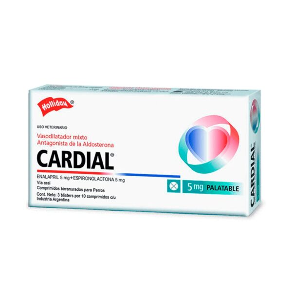 Cardial 5 mg Vasodilatador – Perros