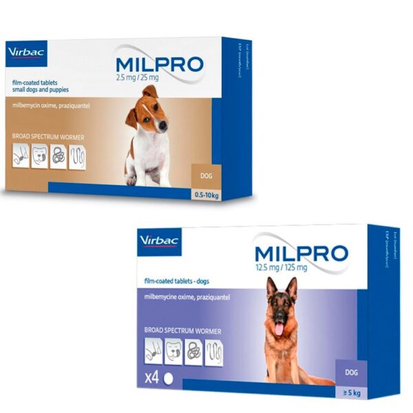 Desparasitante Interno Milpro Virbac para Perros
