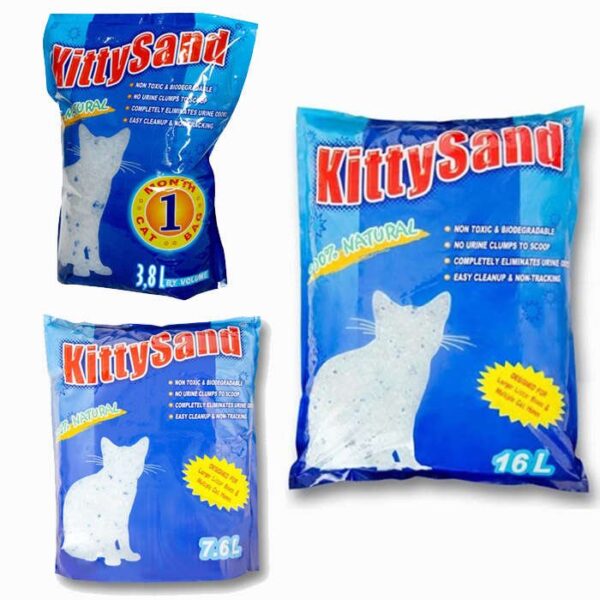 Kitty Sand Silica Gel Para Gatos