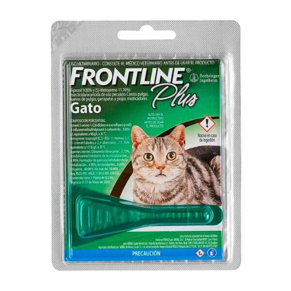 Pipeta Antipulgas Frontline Plus - Gatos