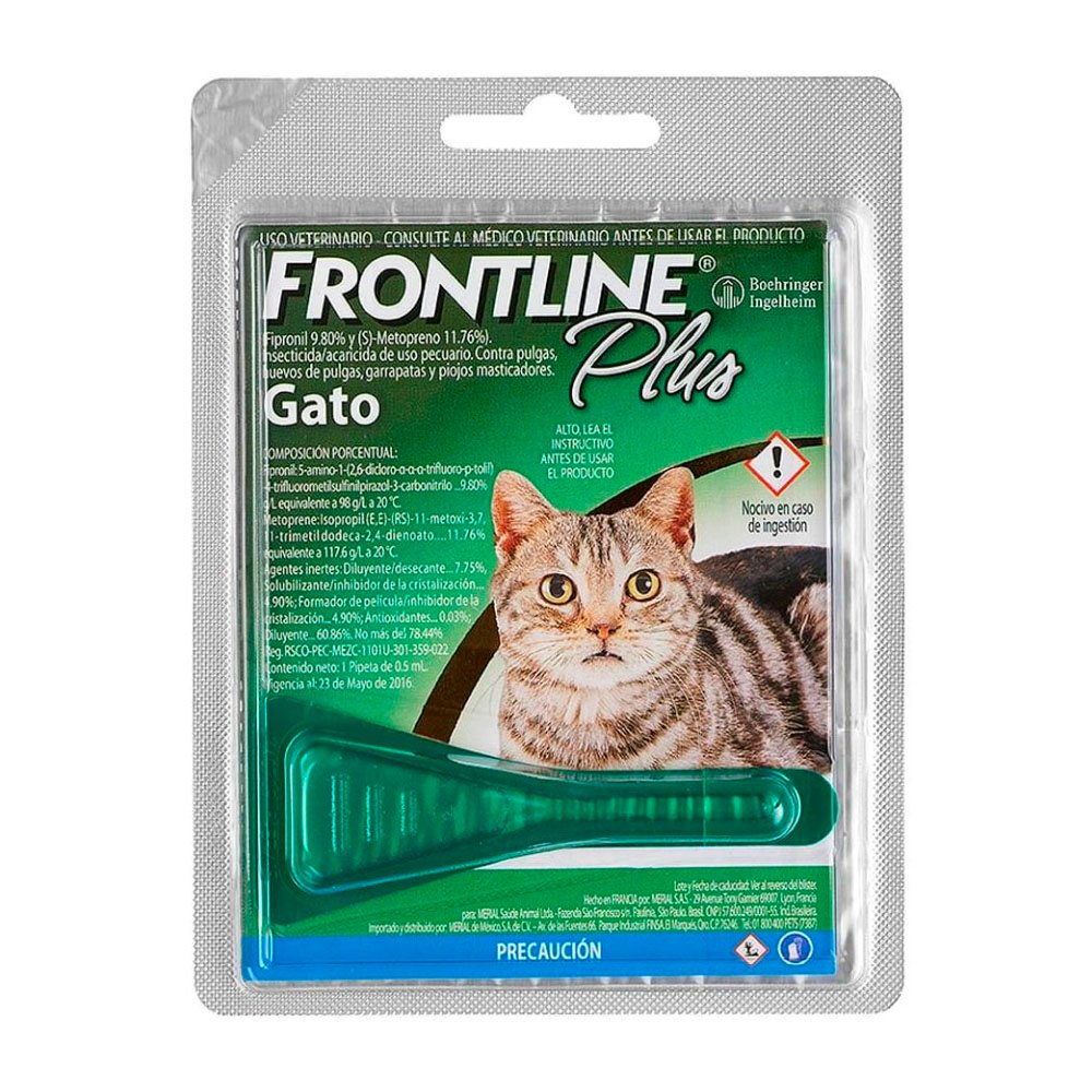pipeta-antipulgas-frontline-plus-gatos.jpg Pipeta Antipulgas Frontline Plus - Gatos - Imagen 1