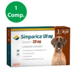 Pastilla Simparica 120 mg – Perros 40 a 60 Kg - Imagen 2