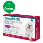Pastilla Simparica Trio – Perros 2,5 a 5 Kg - Imagen 2