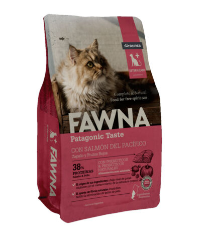 Fawna Gato Esterilizado con Salmón del Pacífico, Zapallo y Frutos Rojos