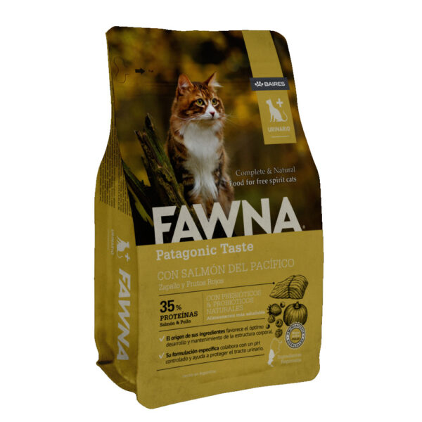 Fawna Gato Urinario con Salmón del Pacífico, Zapallo y Frutos Rojos