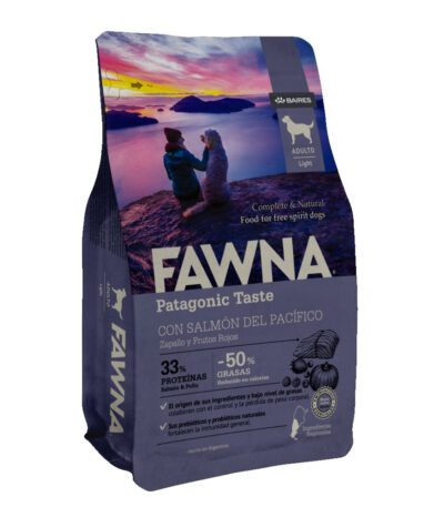 Fawna Perro Adulto Light con Salmón del Pacífico, Zapallo y Frutos Rojos