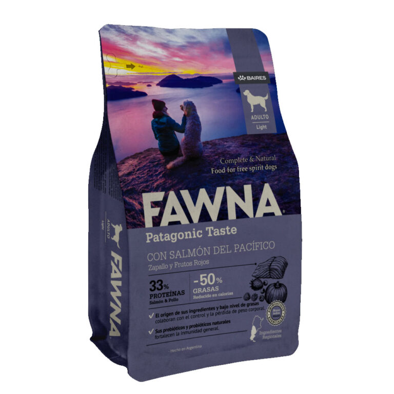 Fawna Perro Adulto Light con Salmón del Pacífico, Zapallo y Frutos Rojos