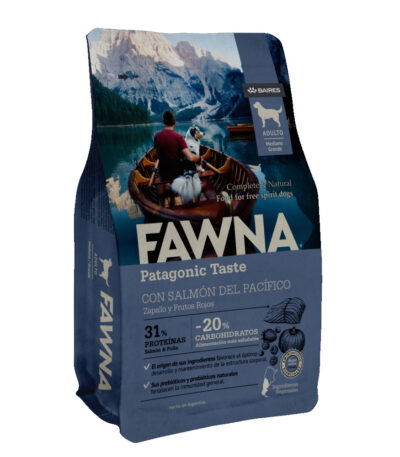 Fawna Perro Adulto Mediano y Grande con Salmón del Pacífico, Zapallo y Frutos Rojos