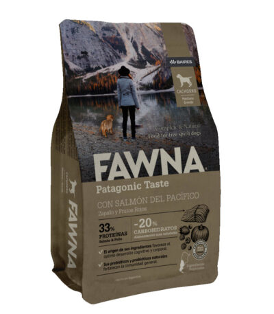 Fawna Perro Cachorro Mediano y Grande con Salmón del Pacífico, Zapallo y Frutos Rojos