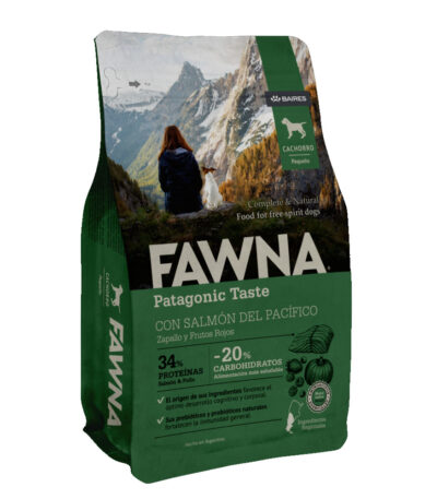 Fawna Perro Cachorro Pequeño con Salmón del Pacífico, Zapallo y Frutos Rojos