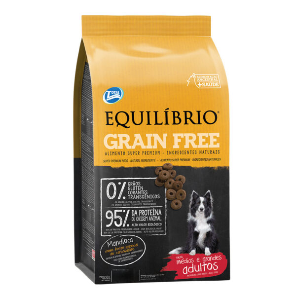 Equilibrio Grain Free Adulto Razas Medianas y Grandes