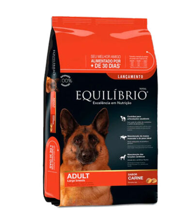 Equilibrio Perro Adulto Razas Grandes con Carne