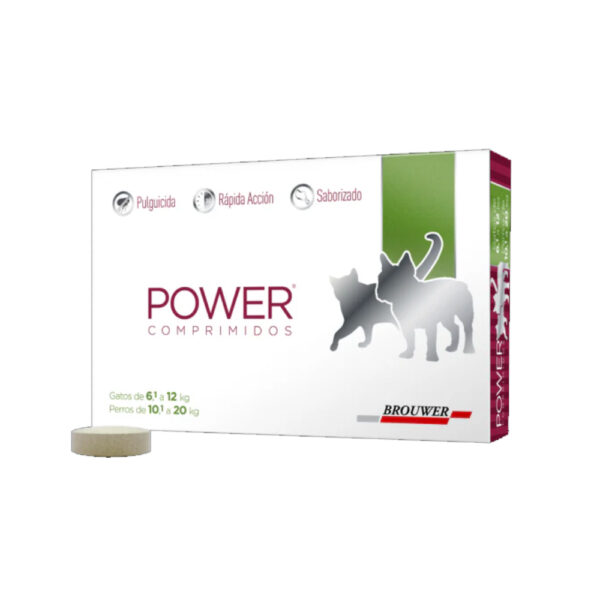 Power Comprimidos 10,1 a 20 kg Perros / 6,1 a 12 kg Gatos