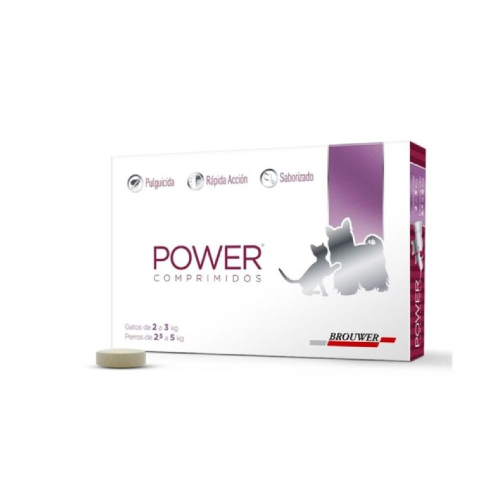 Power Comprimidos 2-5 a 5 kg Perros - 2 a 3 kg Gatos Power Comprimidos 2-5 a 5 kg Perros - 2 a 3 kg Gatos