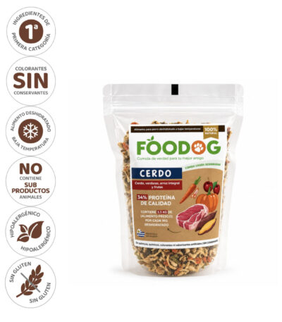 Foodog - Receta de Cerdo HIPOALERGÉNICA