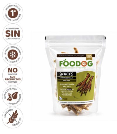 Foodog Snacks de Garritas de Pollo