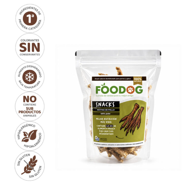 Foodog Snacks de Garritas de Pollo