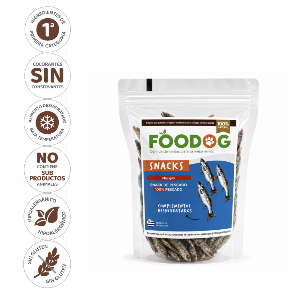 Foodog Snacks de Majugas de Pescado Foodog Snacks de Majugas de Pescado